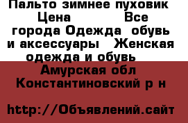 Пальто зимнее пуховик › Цена ­ 2 500 - Все города Одежда, обувь и аксессуары » Женская одежда и обувь   . Амурская обл.,Константиновский р-н